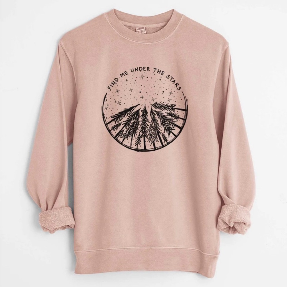 Like-New Independent Trading Co./Because Tees Cottagecore/Nature Sweatshirt ⭐️